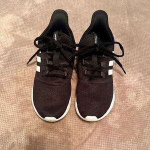 Adidas Black and White Athletic Shoes